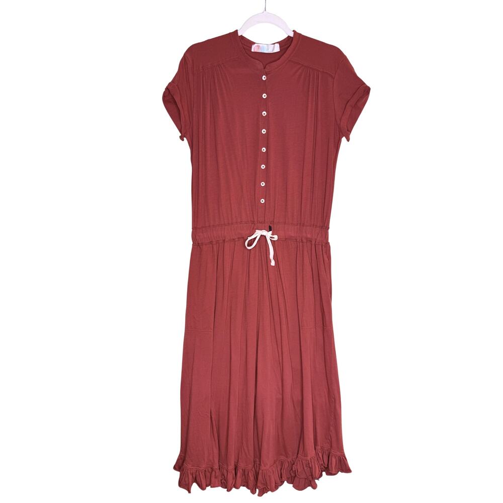 Free People Beach Ludrow Midi Dress Size Small Boho Bohemian Prairie Cottagecore